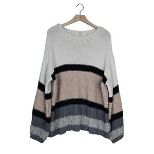 Umgee Multicolor Striped Sweater